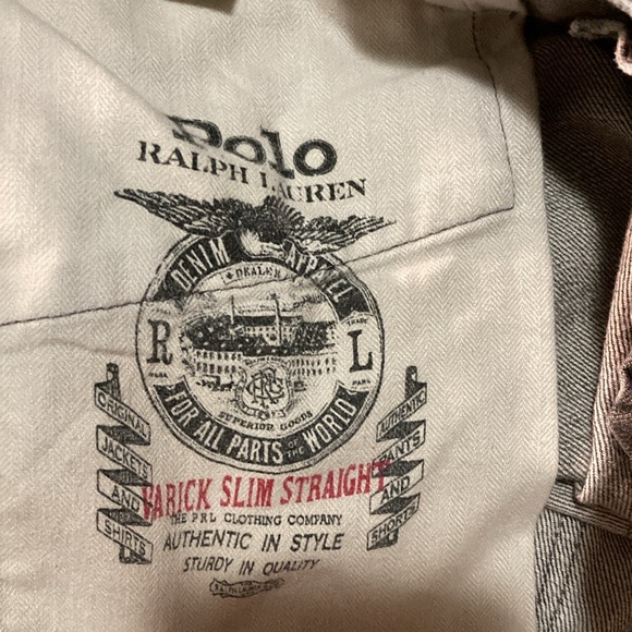 Men's Gray POLO RALPH LAUREN VARICK SLIM STRAIGHT 33/30 - Picture 7 of 7
